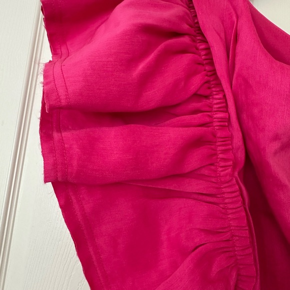 NWT Aje Sculptura Dress Linen Blend Dress Size 6 - Picture 8 of 10